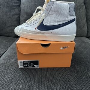 Nike Blazer Mid 77 White/Obsidian Men's Sneakers